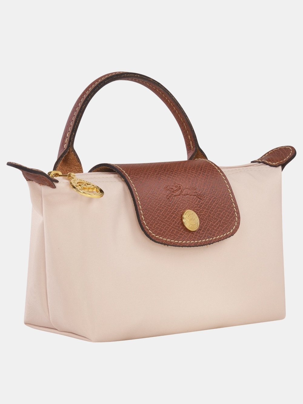 NWT Longchamp- Le Pliage Original Pouch With Handle, PAPER - Picture 8 of 12